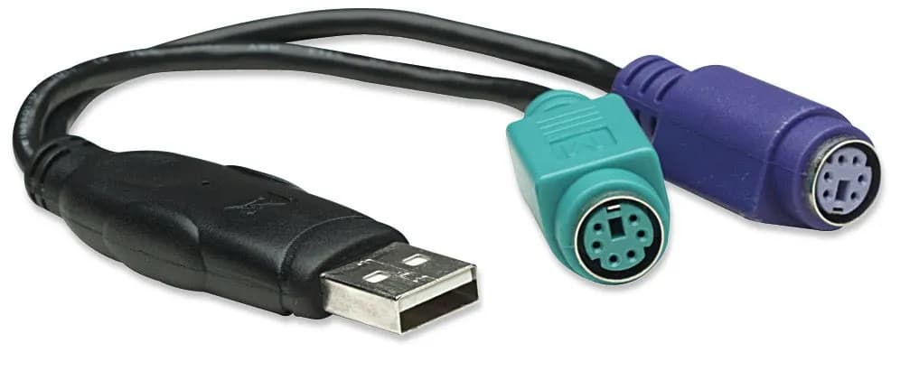 Manhattan Convertidor PS/2 a USB 2