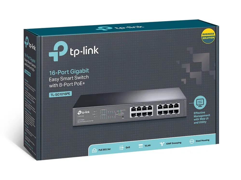 TP-Link TL-SG1016PE Gestionado L2 Gigabit Ethernet (10/100/1000) Energ 4