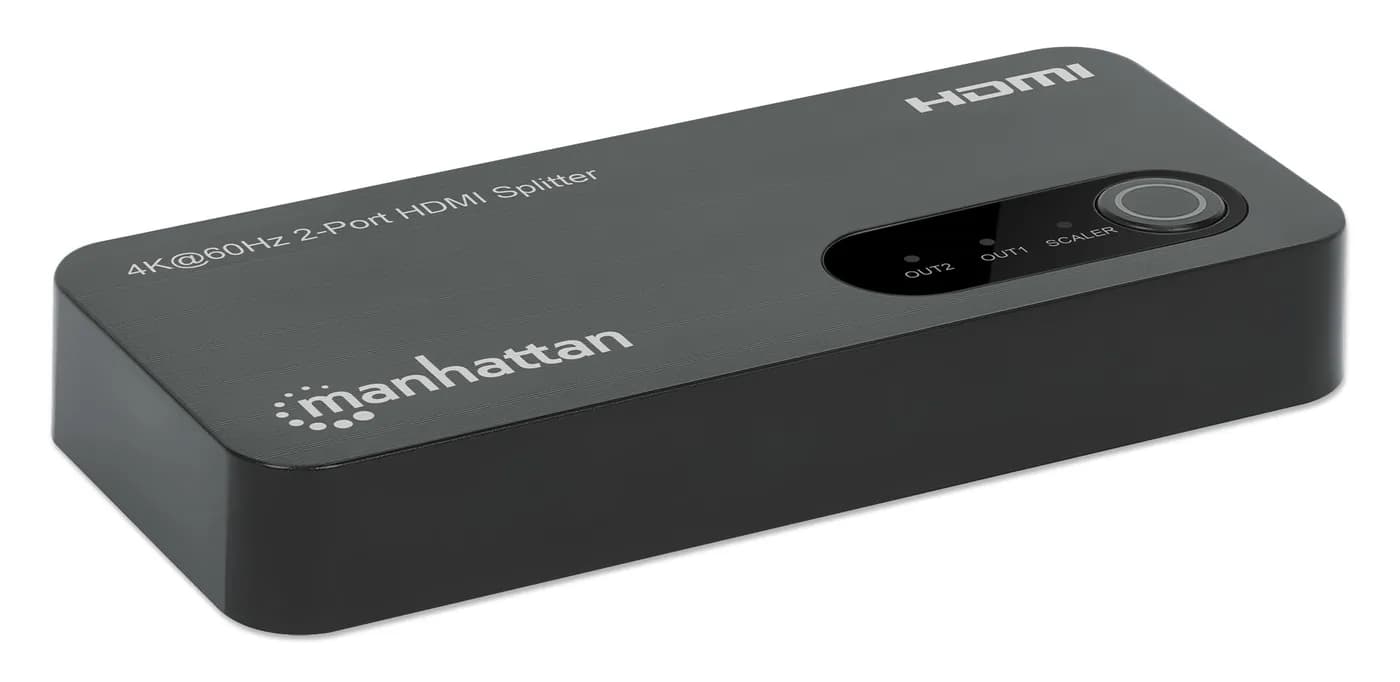 Manhattan 207614 divisor de vídeo HDMI 2x HDMI 2