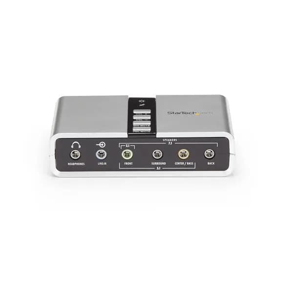 StarTech.com Tarjeta de Sonido 7.1 USB Externa Adaptador Conversor pue 2