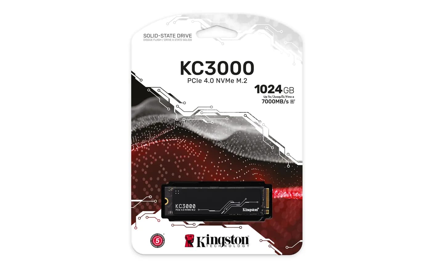 Kingston Technology KC3000 1 TB M.2 PCI Express 4.0 NVMe 3D TLC 4
