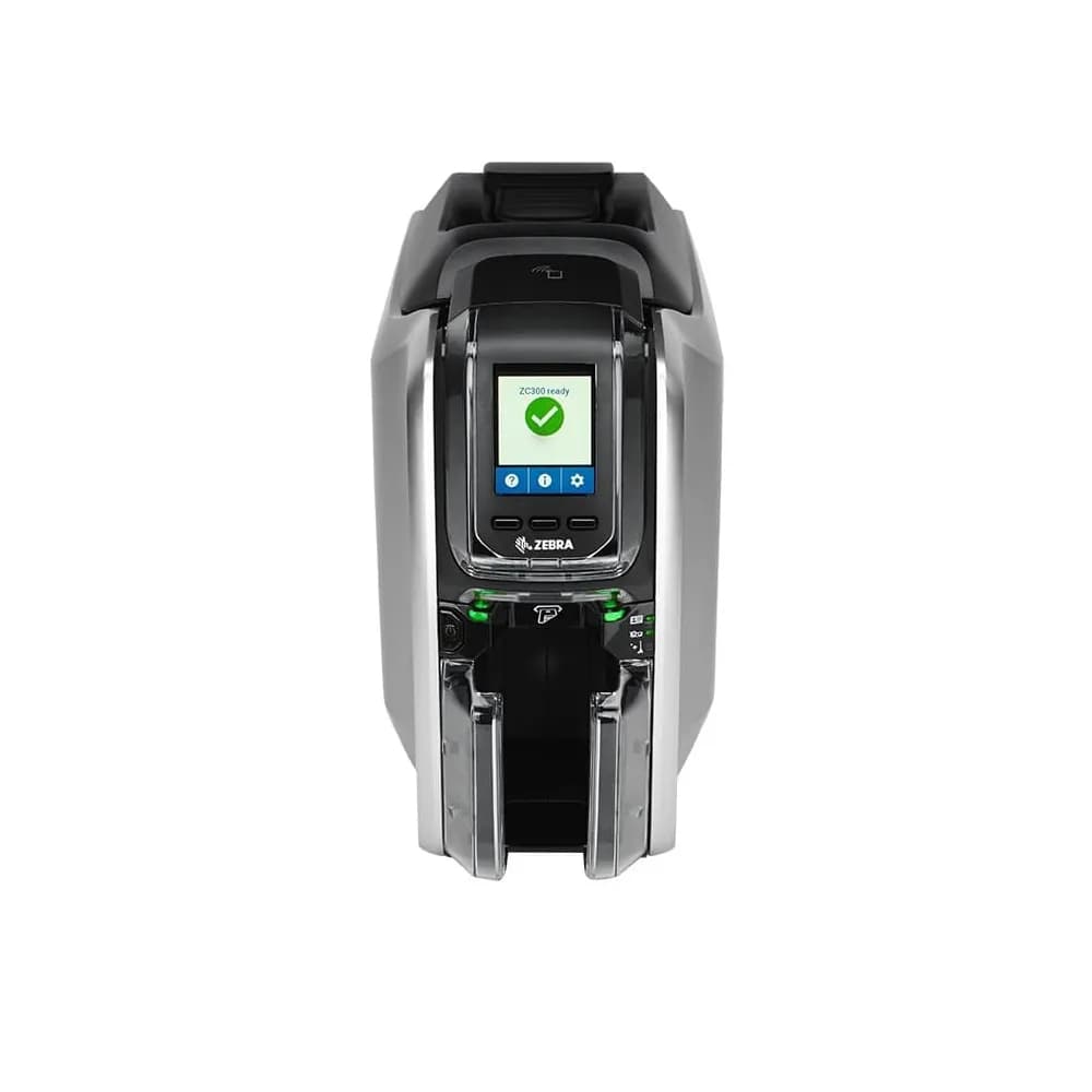 Zebra ZC300 impresora de tarjeta plástica Pintar por sublimación/Trans 2