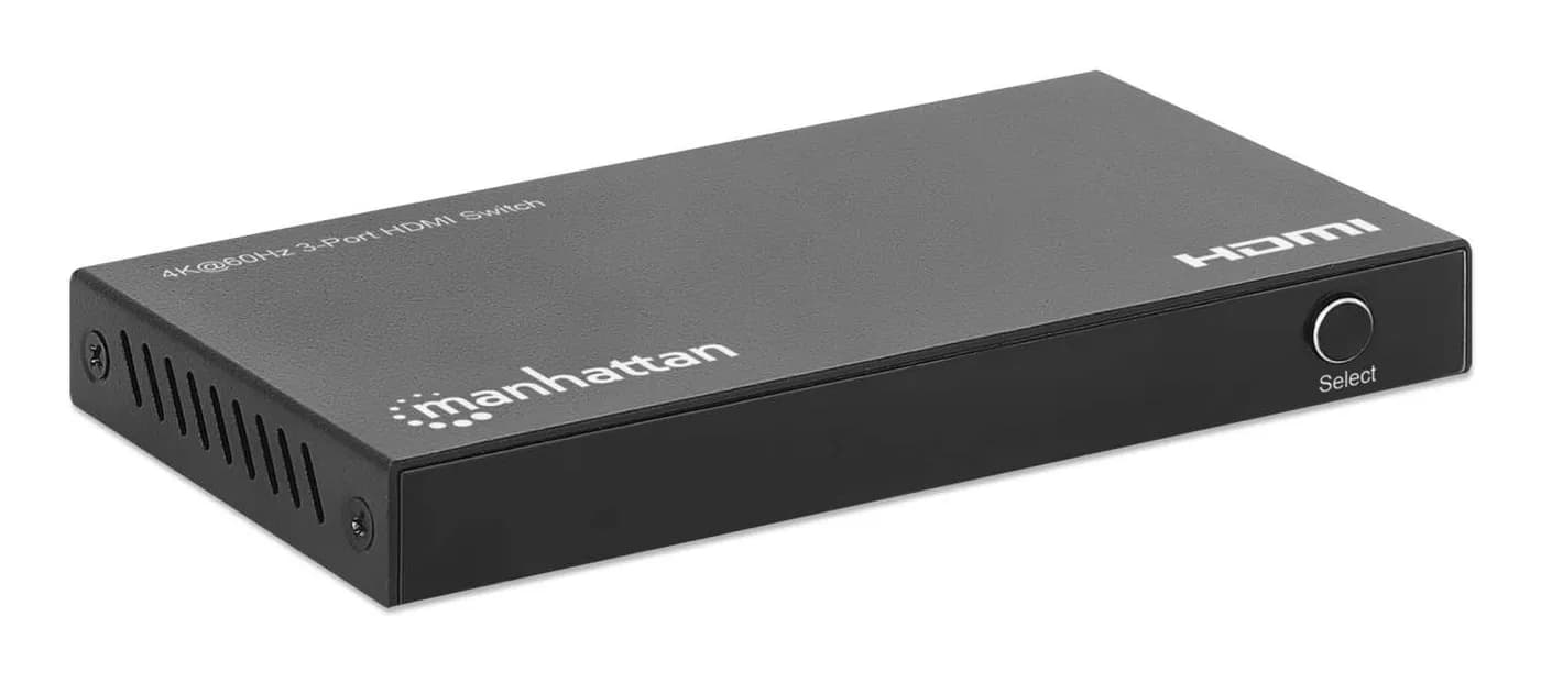Manhattan Alterna entre tres entradas HDMI en una salida HDMI (3x1), 4 3