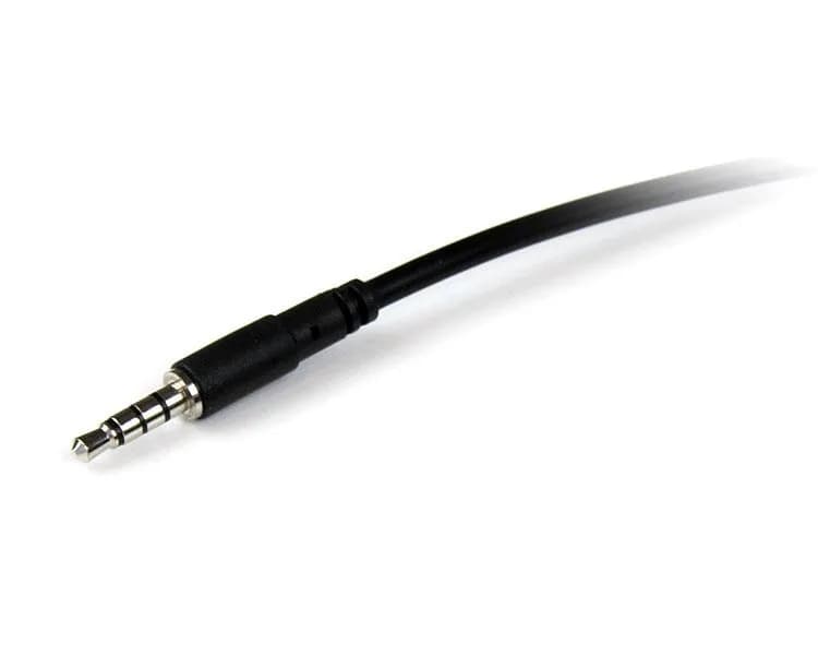 StarTech.com Cable de 2m Extensor de Audífonos y Diadema Headset Mini- 2
