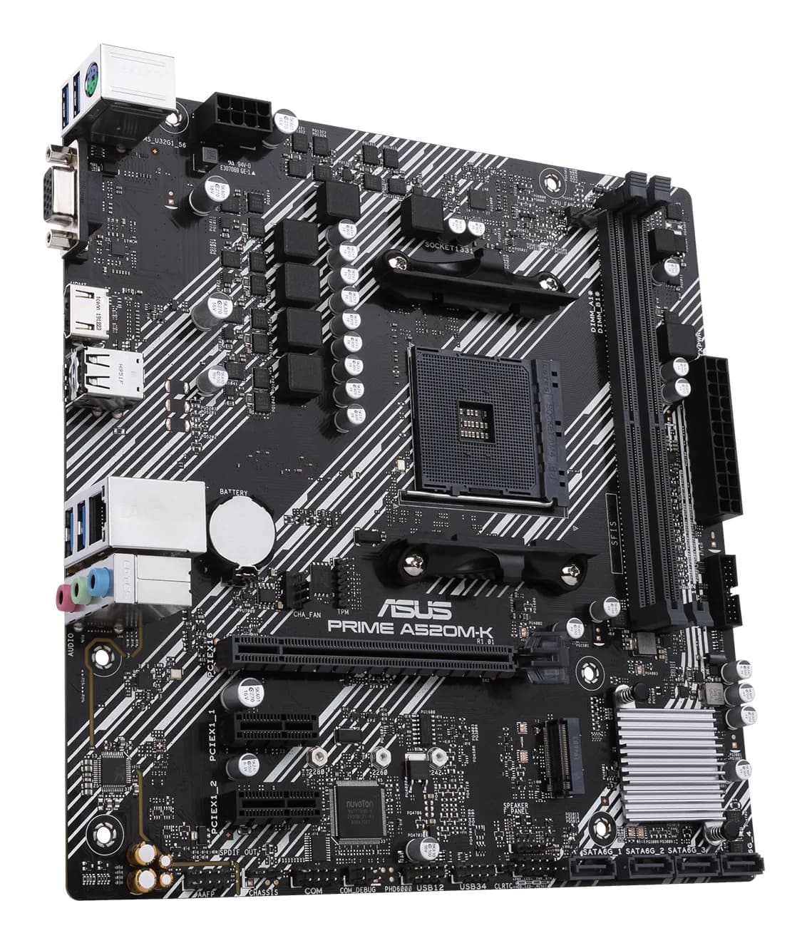 ASUS PRIME A520M-K AMD A520 Enchufe AM4 Micro ATX 4