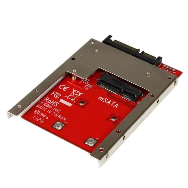 StarTech.com Adaptador Convertidor de SSD mSATA a SATA de 2.5 Pulgadas 2