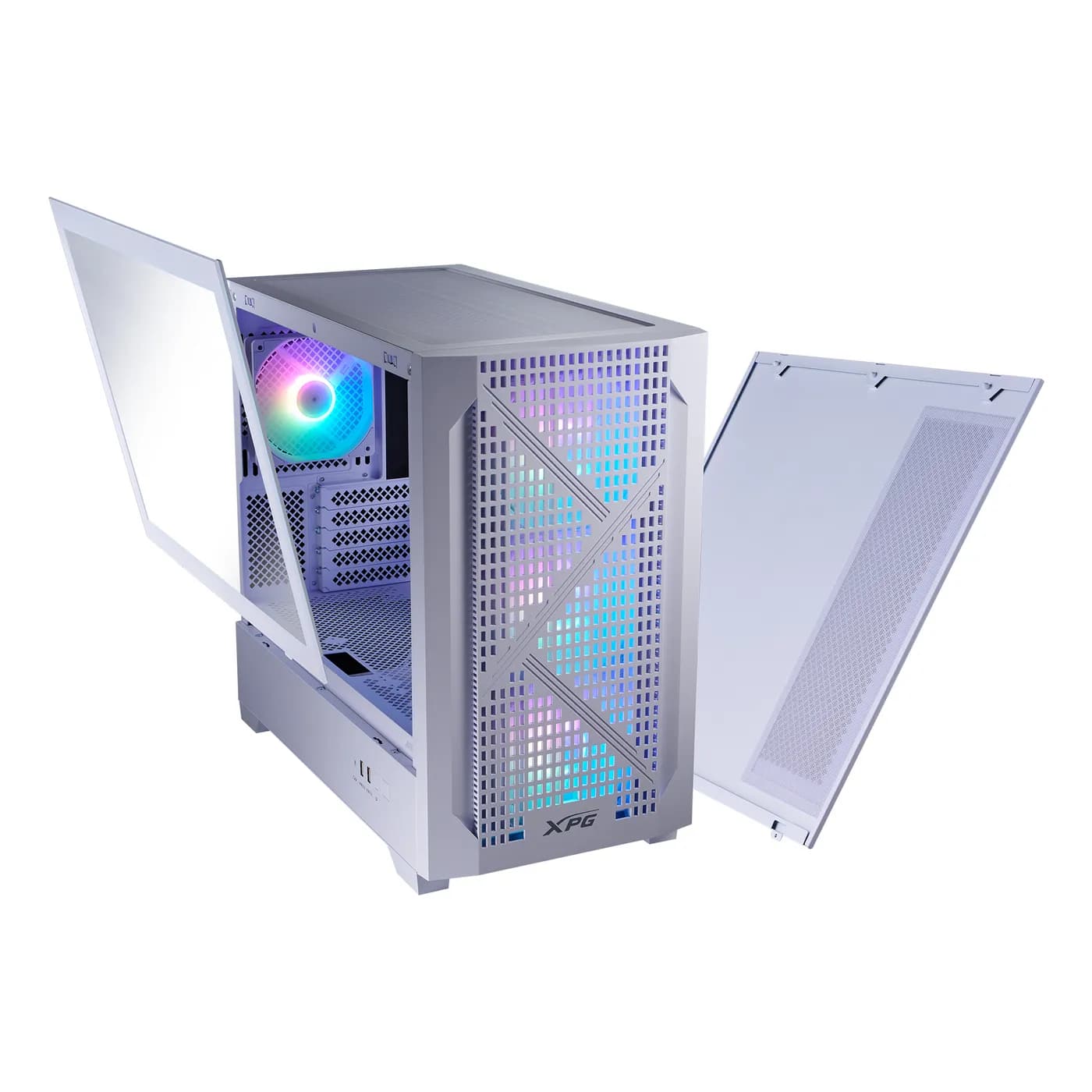 GABINETE GAMER XPG LANDER 300 MID TOW BLANCO (LANDER300MAA-WHCWW) 9
