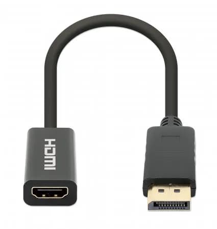 Manhattan 153713 adaptador de cable de vídeo 0.15 m DisplayPort HDMI N 3