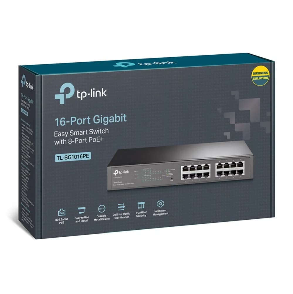 TP-Link TL-SG1016PE dispositivo de redes Gestionado L2 Gigabit Etherne 4