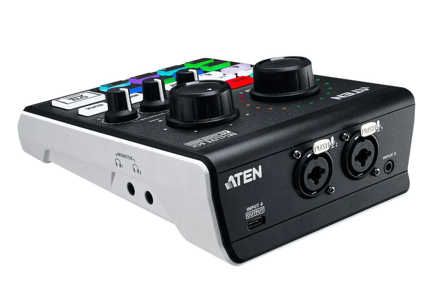 ATEN UC8000 mezclador de audio 6 canales 20 - 20000 Hz Negro, Gris 2