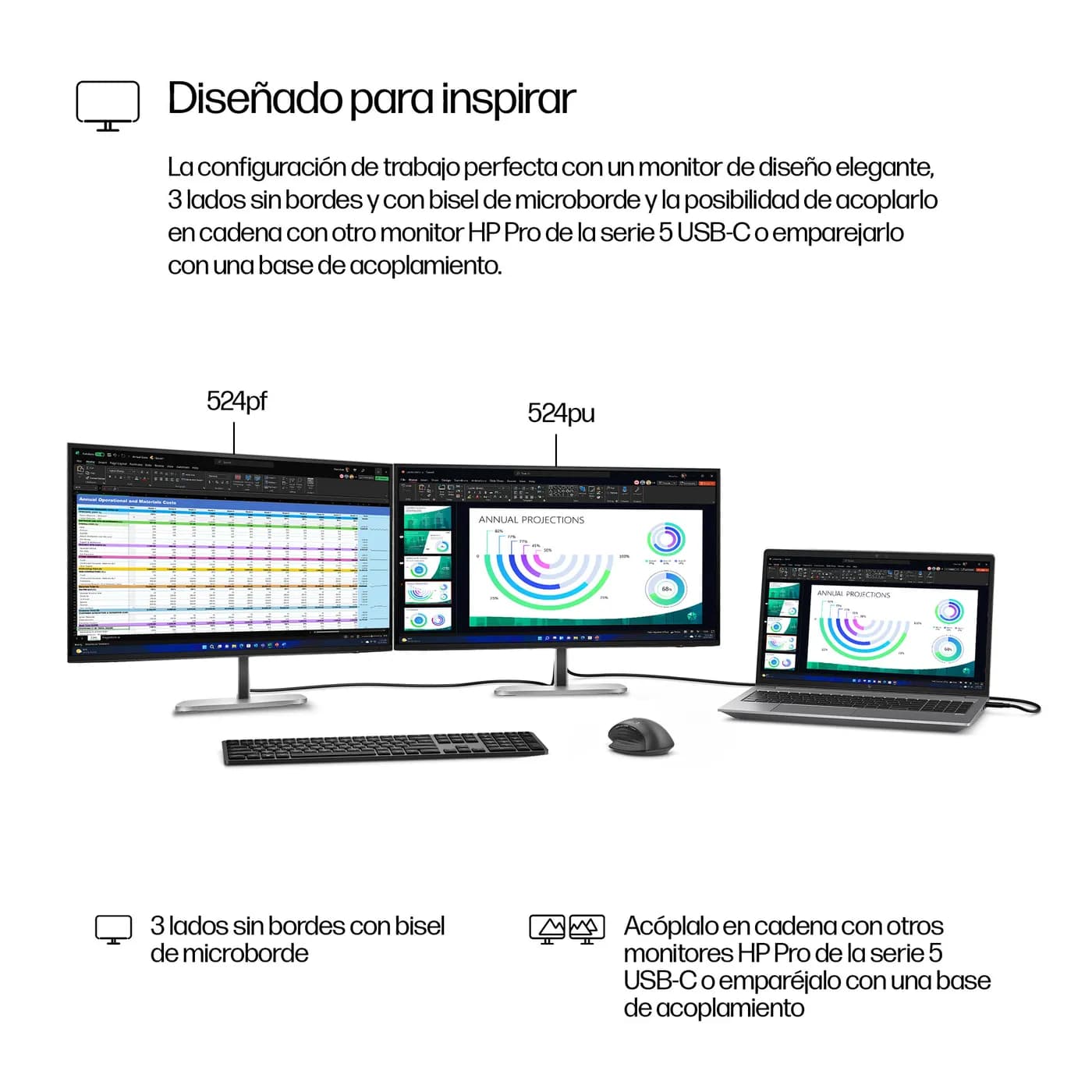 HP Series 5 Monitor Full HD de la serie 5 Pro de 23,8" - 524pf 10
