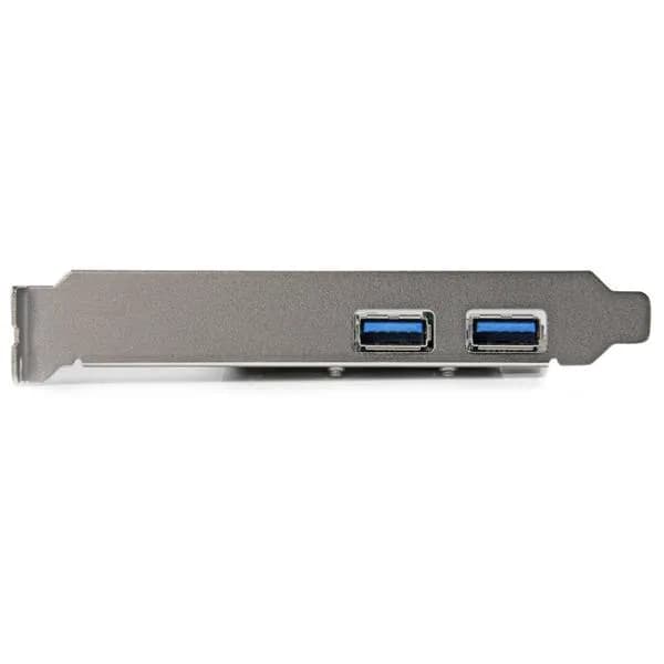 StarTech.com Adaptador Tarjeta Controladora PCI Express PCI-E 2 Puerto 3