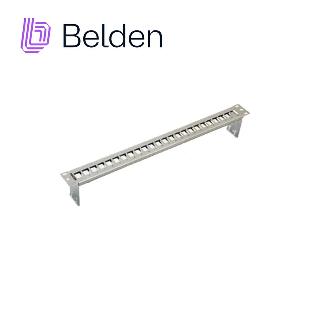 PATCH PANEL MODULAR BLINDADO AX104563 BELDEN 24 PUERTOS 1 UR TITANIUM  3