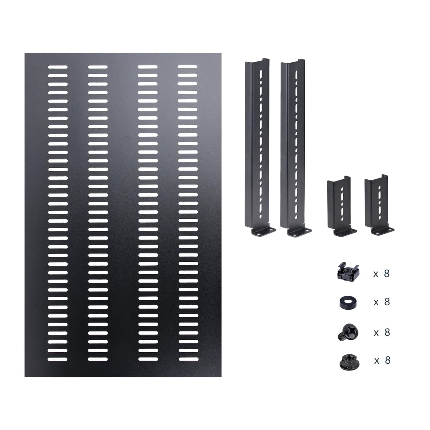 StarTech.com Charola Bandeja 1U Ventilada Ajustable para Montaje en Ra 8