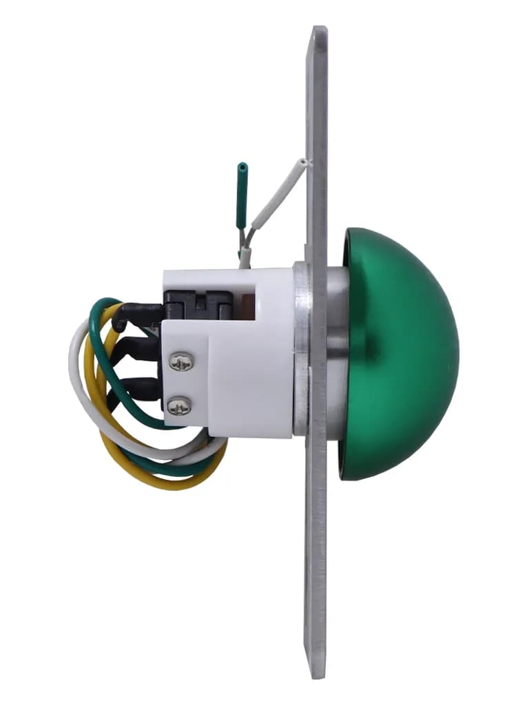YLI PBK818A - Botón de Salida Tipo Hongo, Carcasa de Acero Inoxidable  2