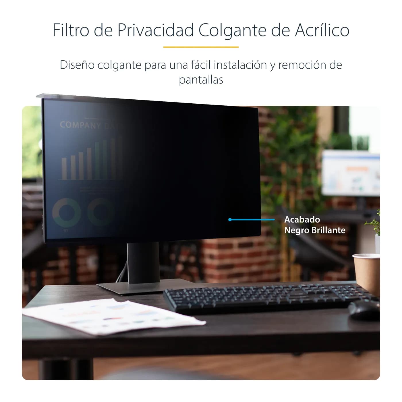 StarTech.com 238A-PRIVACY-SCREEN filtro para monitor 60.5 cm (23.8") F 10