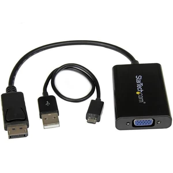 StarTech.com Adaptador de video DisplayPort a VGA con audio 4