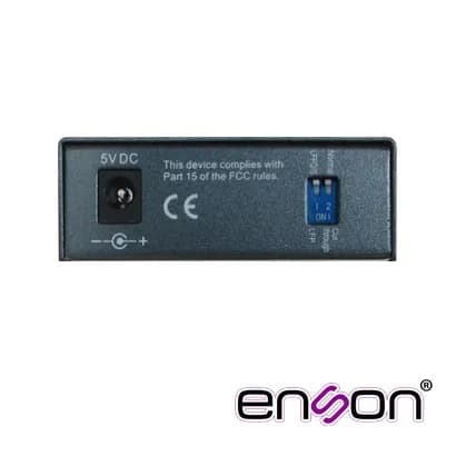 CONVERTIDOR DE FIBRA ENSONDC 100 SFP 10/-MC100SFP 10/100/1000 SFP/UTP  2