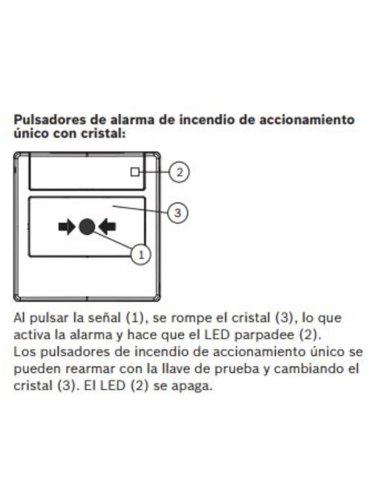 BOSCH F_FMC420RWGSRRD - Estación Manual LSN Direccionable / REARME / M 4