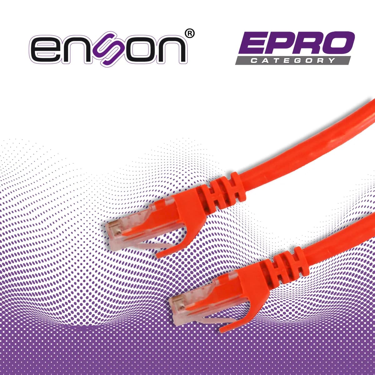 PATCHCORD UTP ENSON P6012O CAT6 120CM NARANJA SERIE EPRO 100-II 100 PO 5