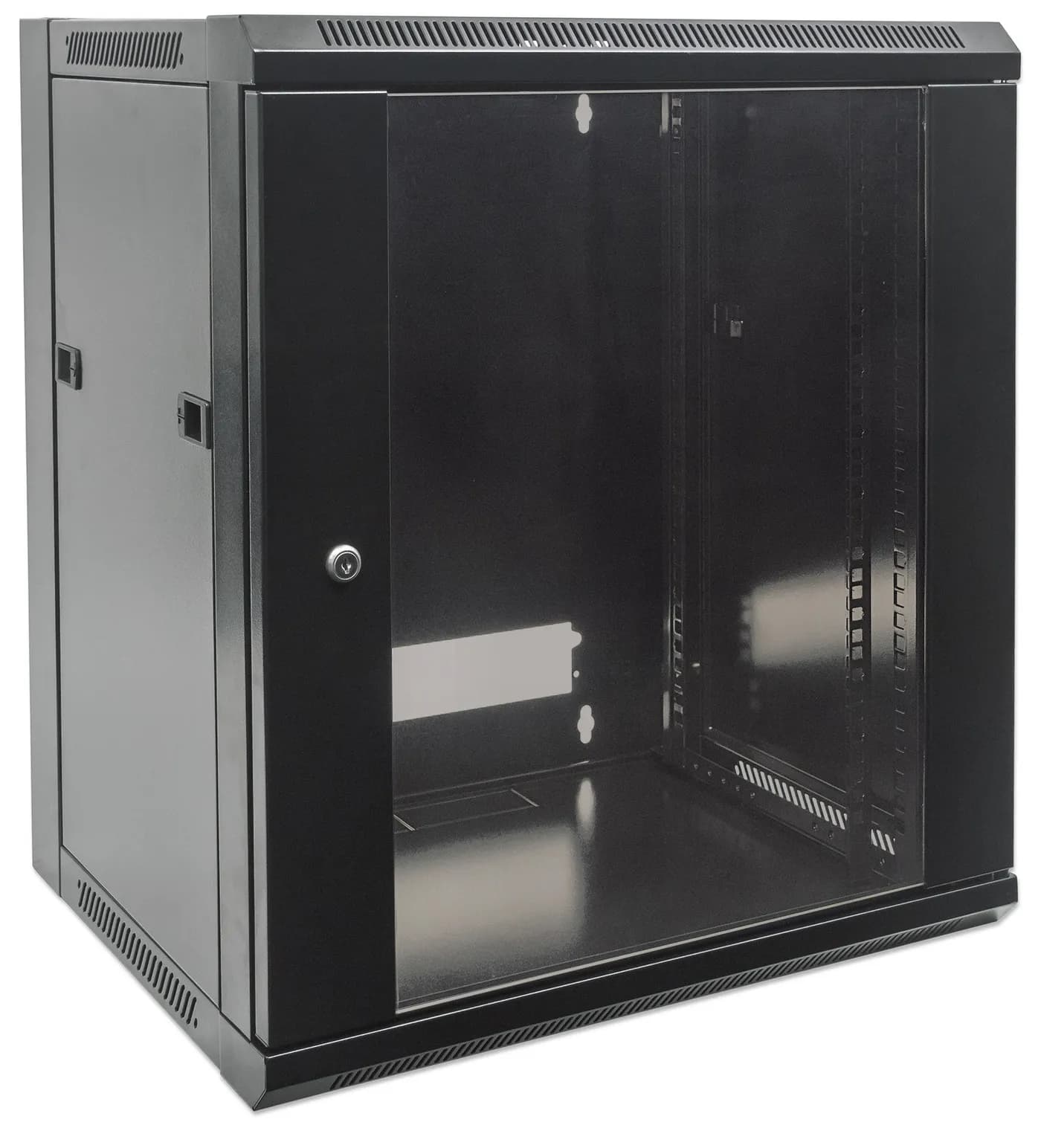 Intellinet 711869 armario rack 12U Bastidor de pared Negro 2