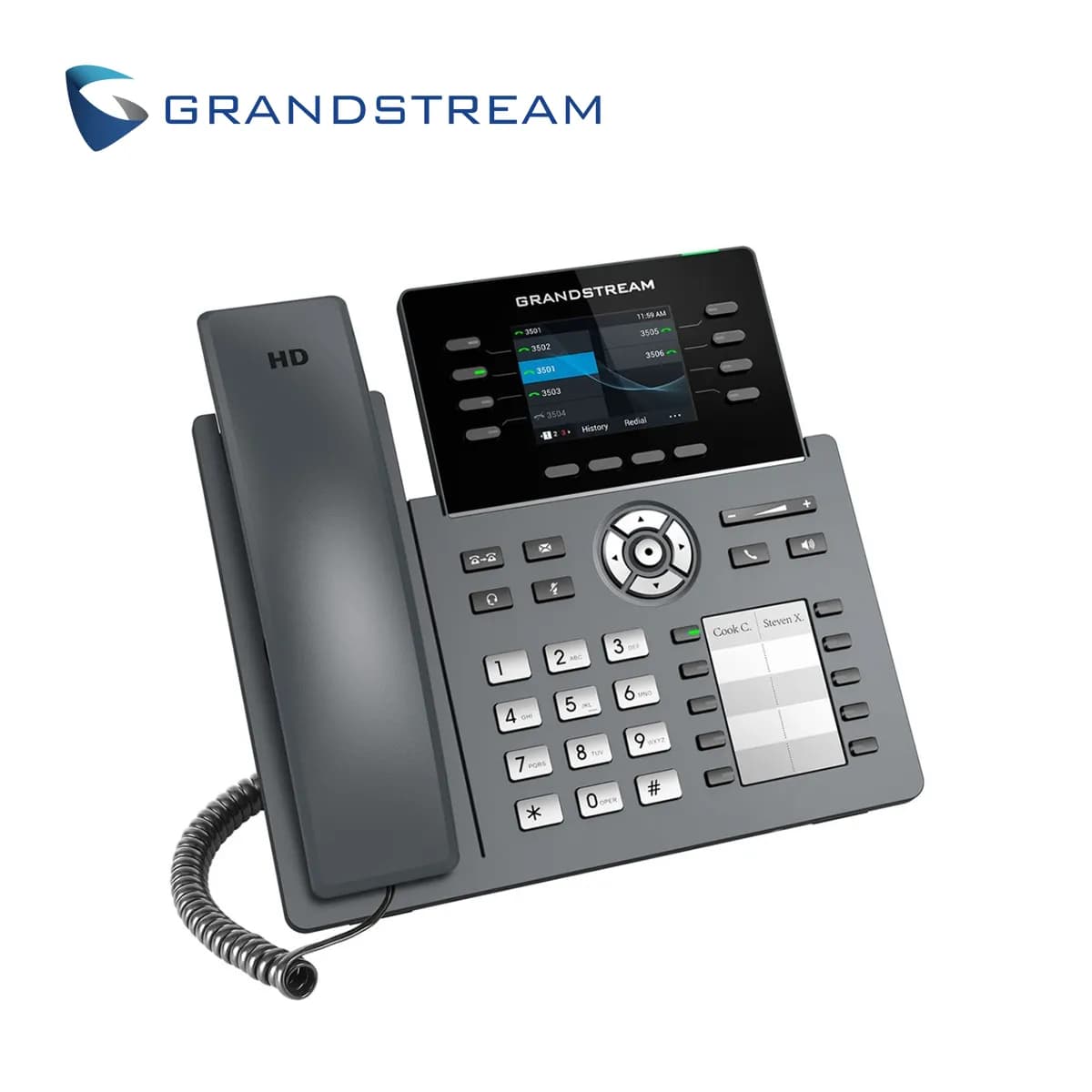 TELEFONO IP GRADO CARRIER WIFI 6 GRANDSTREAM GRP2634 / 12 CUENTAS SIP  2