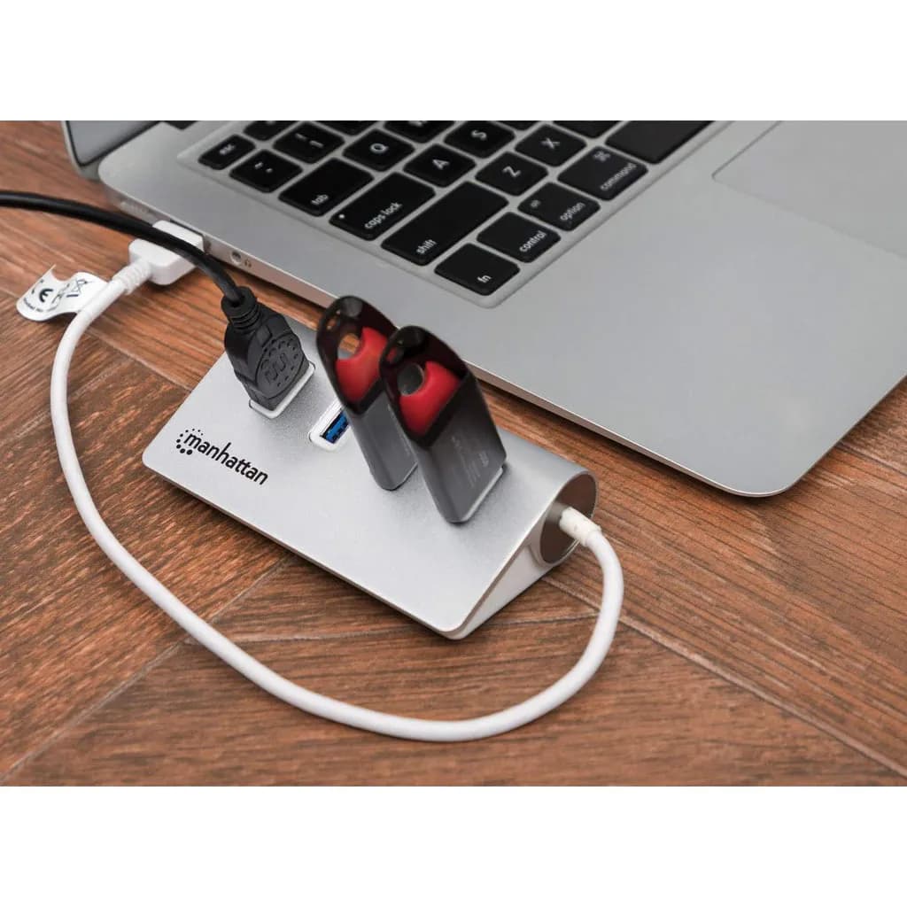 Manhattan Hub USB 3.0 SuperSpeed de 4 Puertos 5