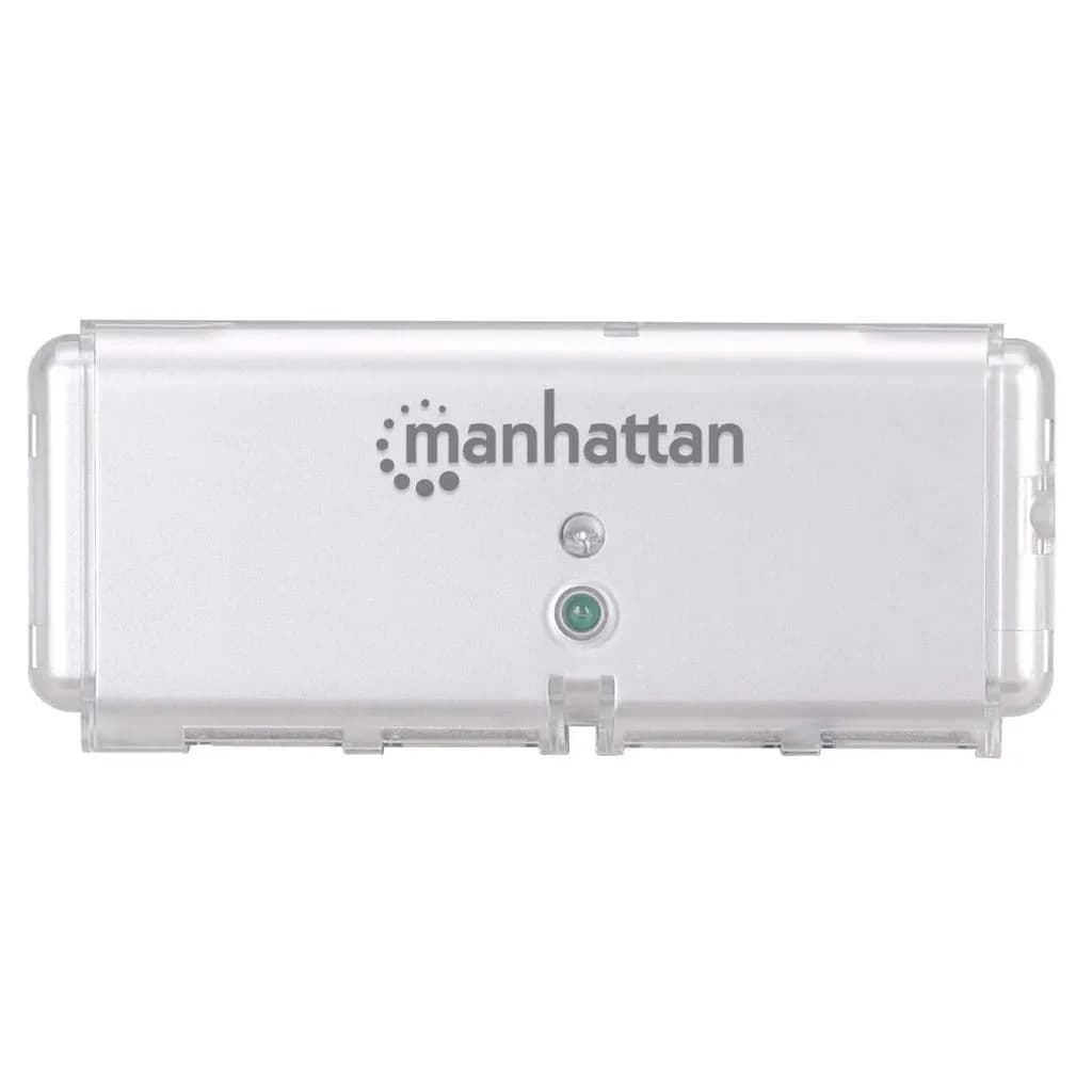 Manhattan Hub de Bolsillo USB de Alta Velocidad 2.0 3