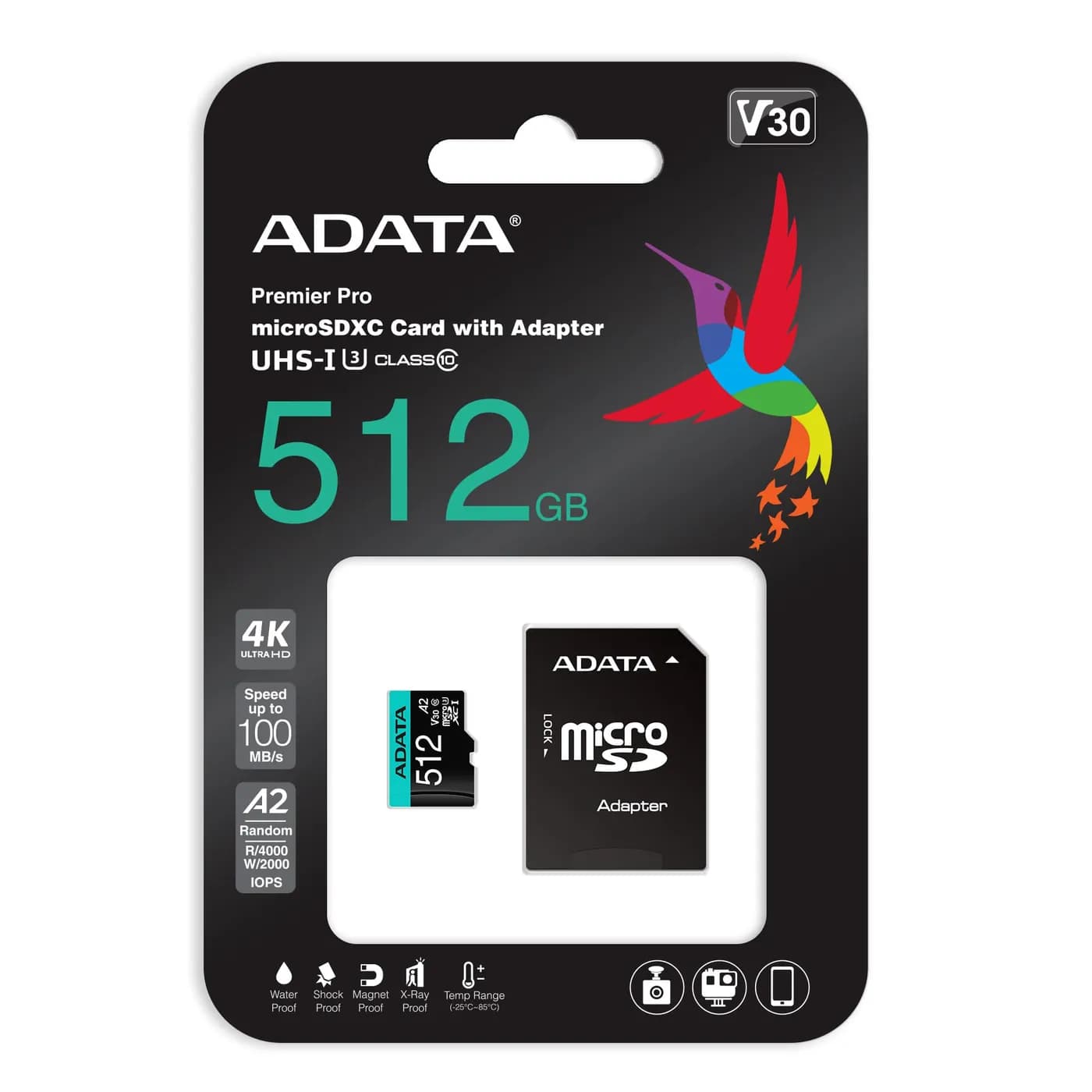 ADATA Premier Pro 512 GB MicroSDXC UHS Clase 10 4