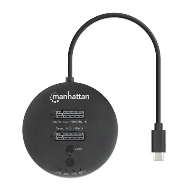 Manhattan Estación de acoplamiento y clonación de SSD M.2 NVMe. Base p 6