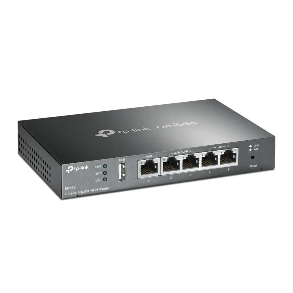 TP-Link Omada ER605 enrutador Gigabit Ethernet Negro 3