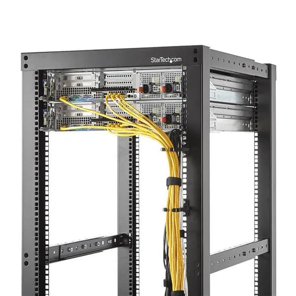 StarTech.com Anilla Pasacables en D Vertical 1U para Gestión de Cablea 2