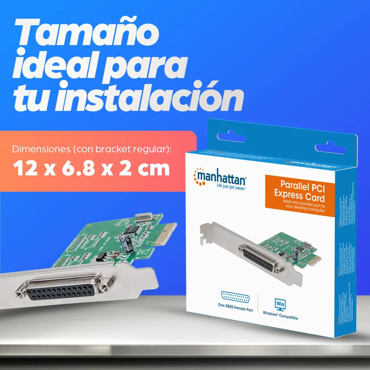 Manhattan Tarjeta Paralela PCI Express 4