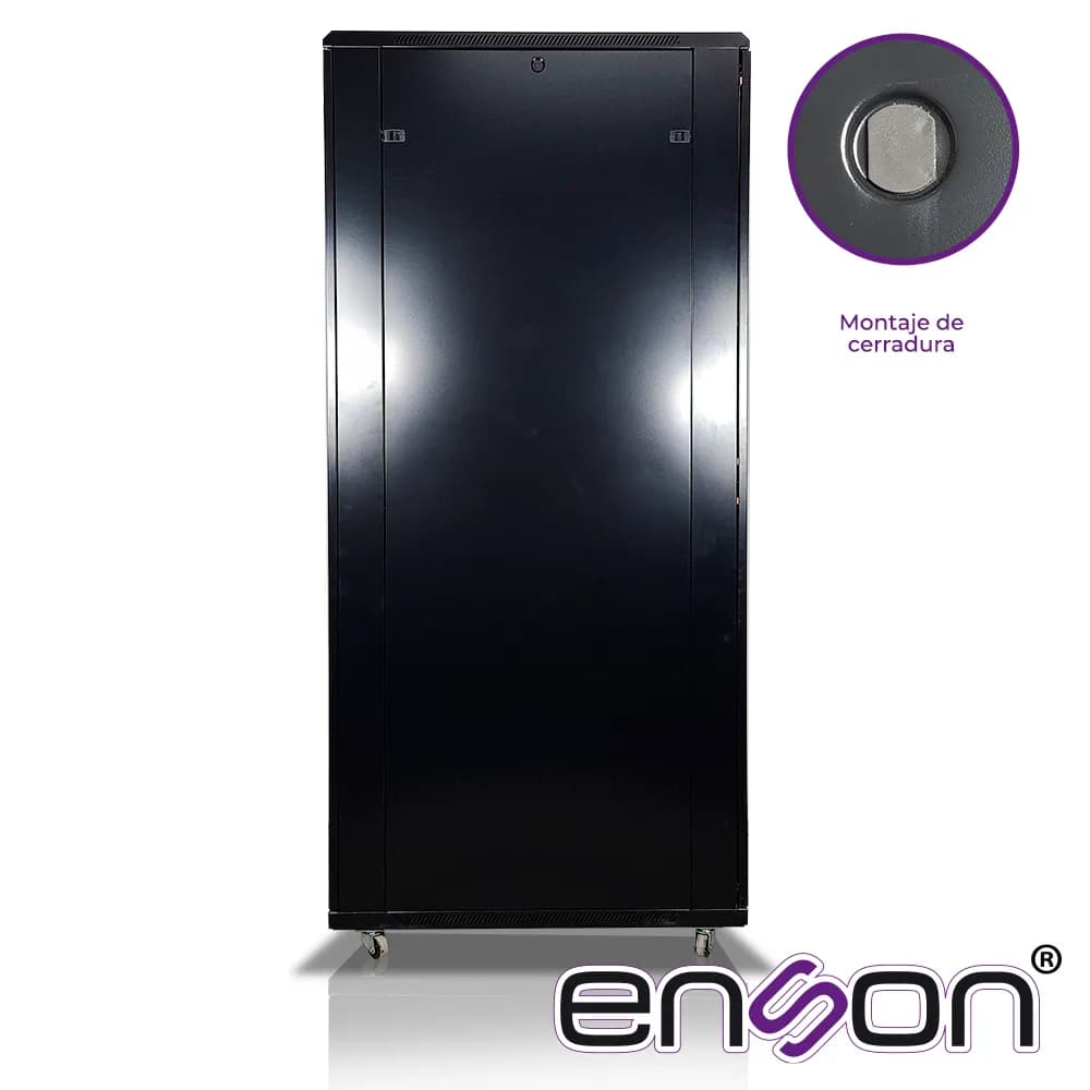GABINETE DE PISO ENSON ENS-RKGB45U4 45UR 600X1000X2105MM PUERTA CRISTA 3
