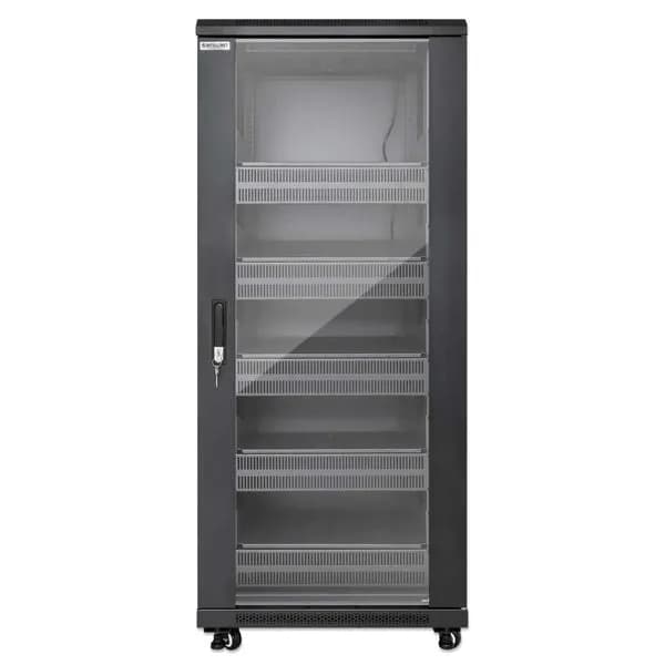 Intellinet Gabinete 19" Pro Line con extractores de aire, 27U, Frente  3