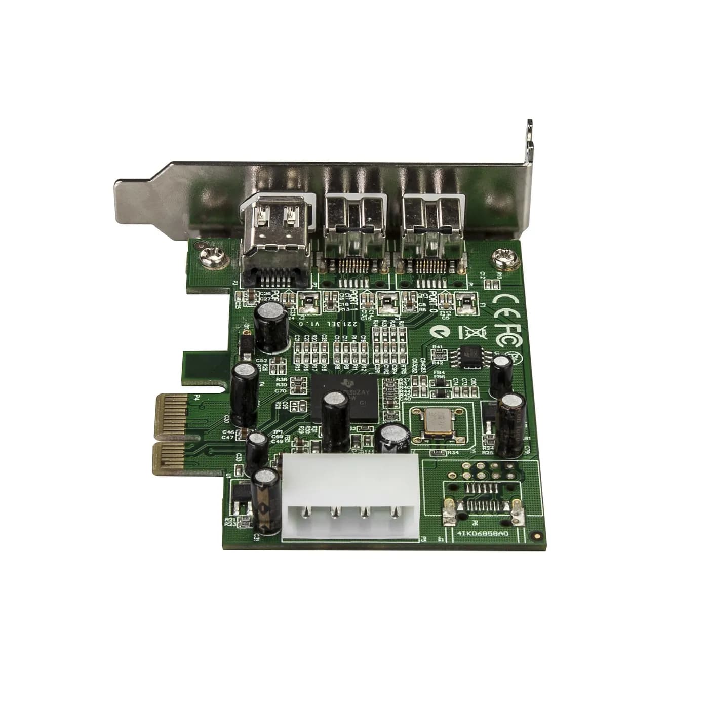 StarTech.com Adaptador Tarjeta FireWire PCI-Express Bajo Perfil de 2 P 3