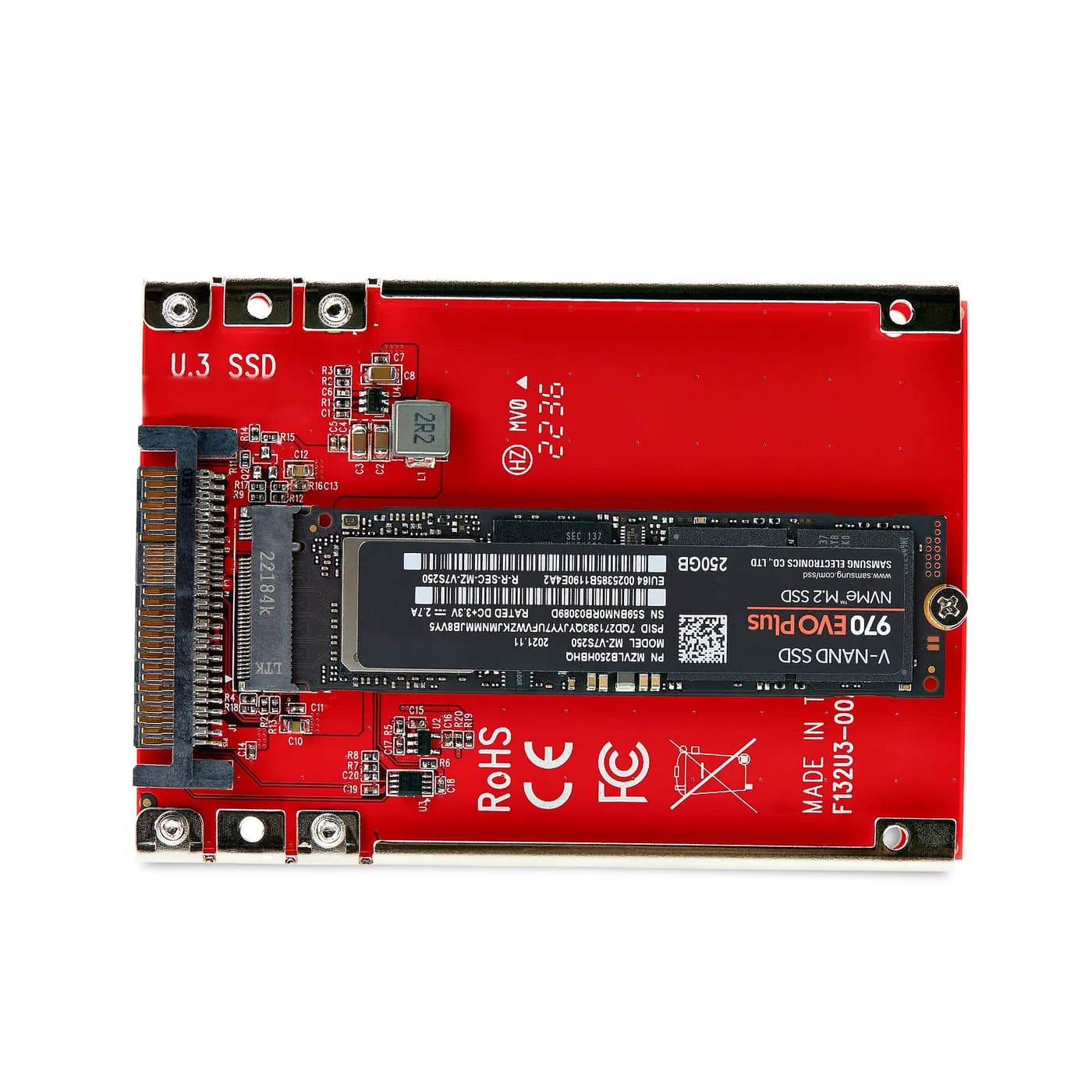 StarTech.com Adaptador M.2 a U.3 para SSDs M.2 NVMe - Convertidor Adap 5