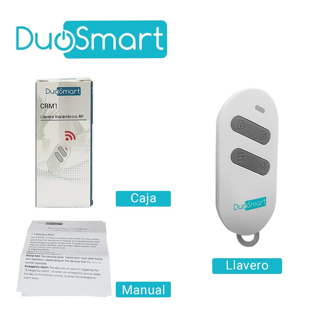 LLAVERO INALAMBRICO RF SERIE C DUOSMART CRM1 COMPATIBLE CON PANELES C1 5