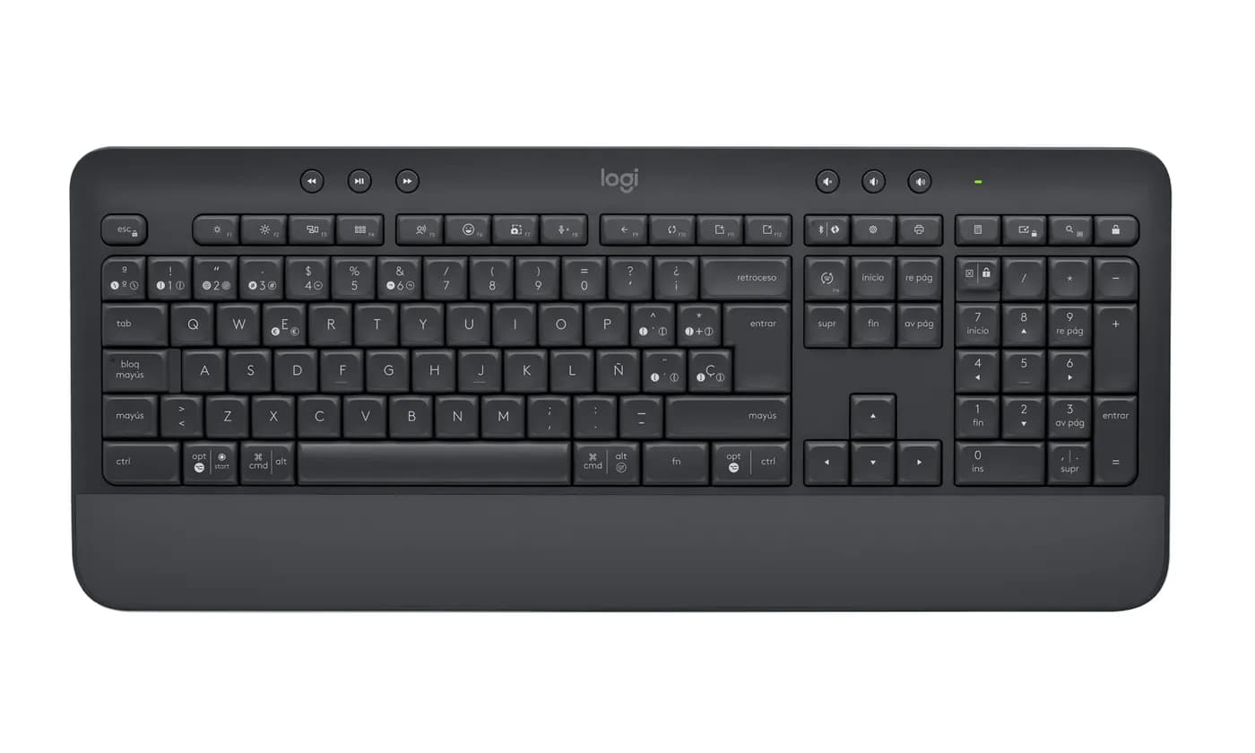 Logitech 920-010910 teclado Oficina Bluetooth QWERTY Español Grafito 5