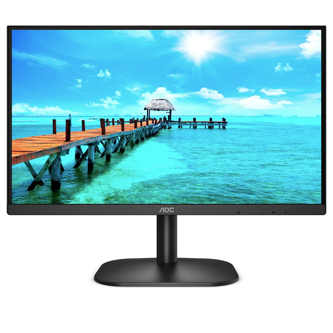Monitor LED de 21.5” VESA, Resolución 1920 x 1080 Pixeles, Entradas de 2