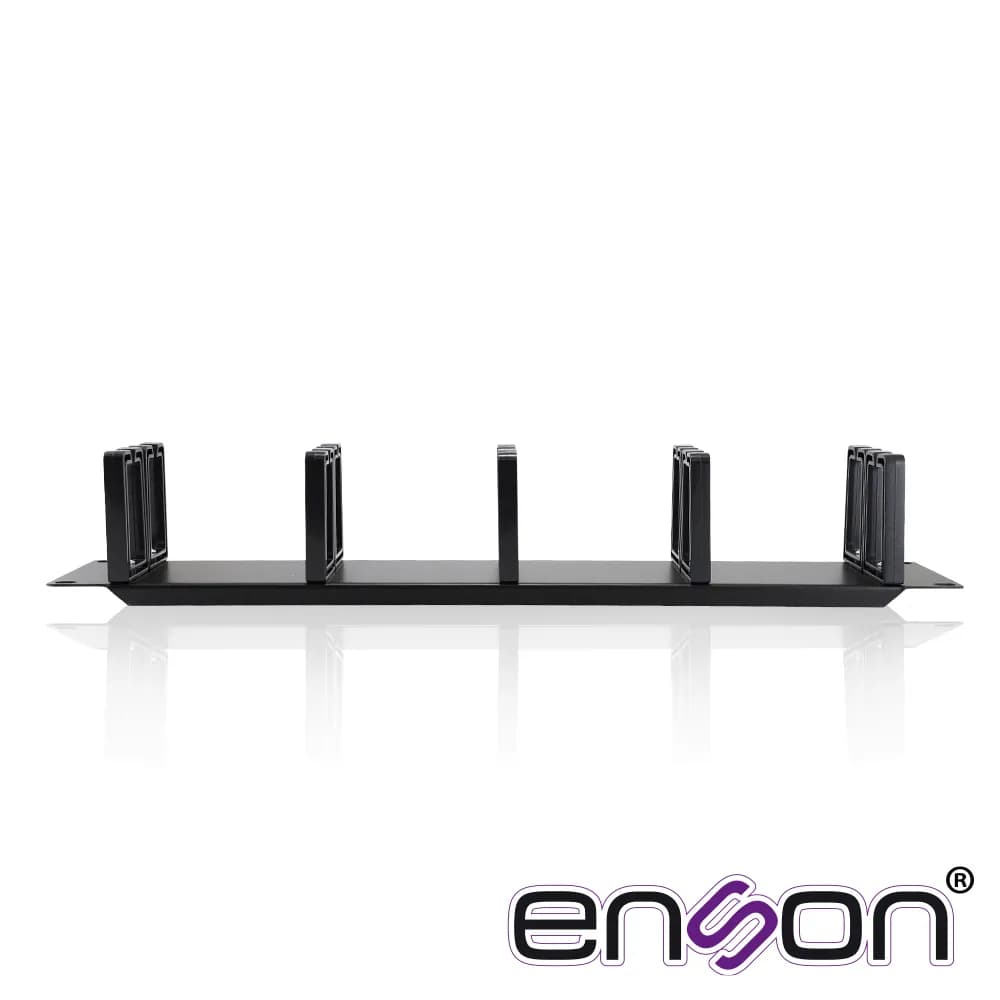 ORGANIZADOR HORIZONTAL FRONTAL PARA RACK ENSON ENS-CMR24 2UR CON PEINE 3