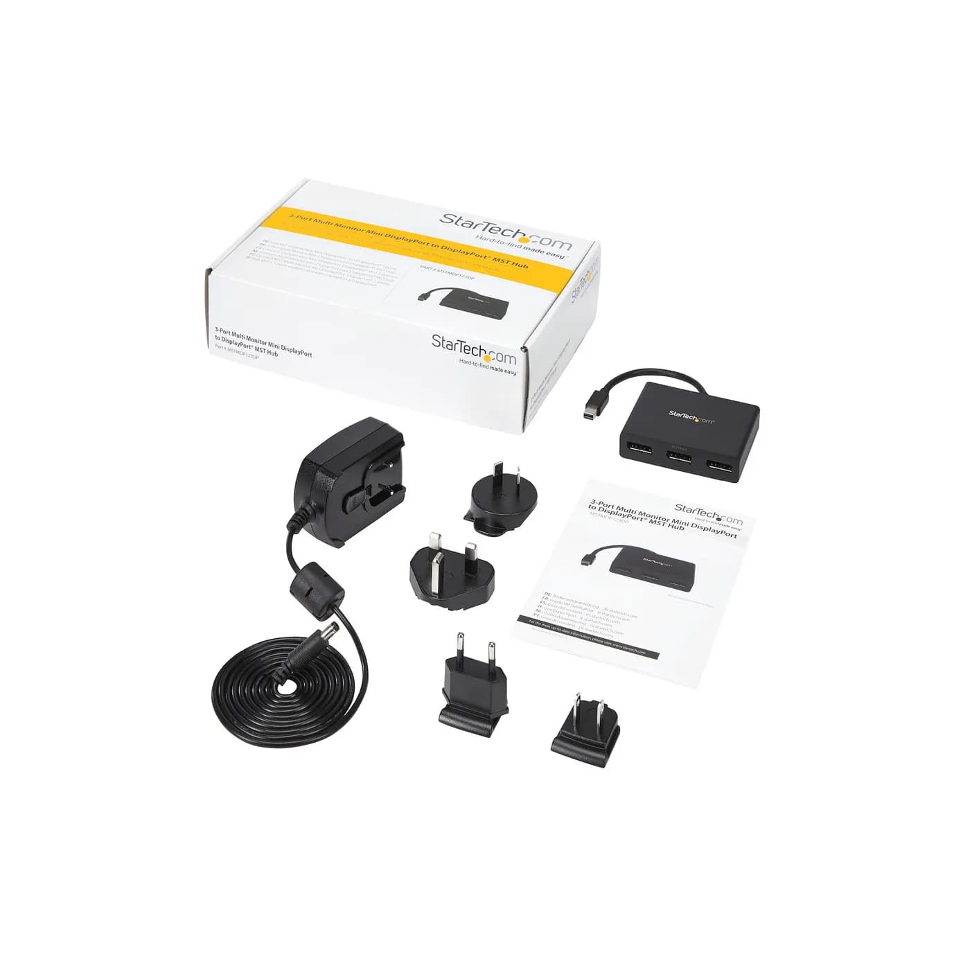 StarTech.com Concentrador MST - Mini DisplayPort a 3x DisplayPort 4