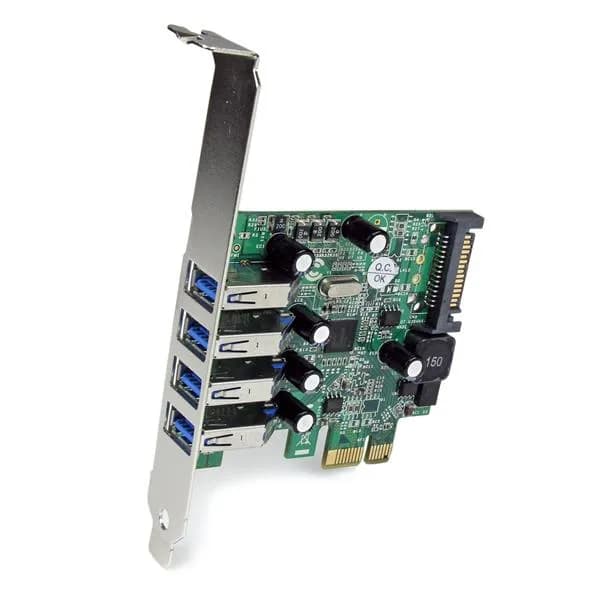StarTech.com Tarjeta Adaptador PCI Express PCI-E USB 3.0 con UASP de 4 4