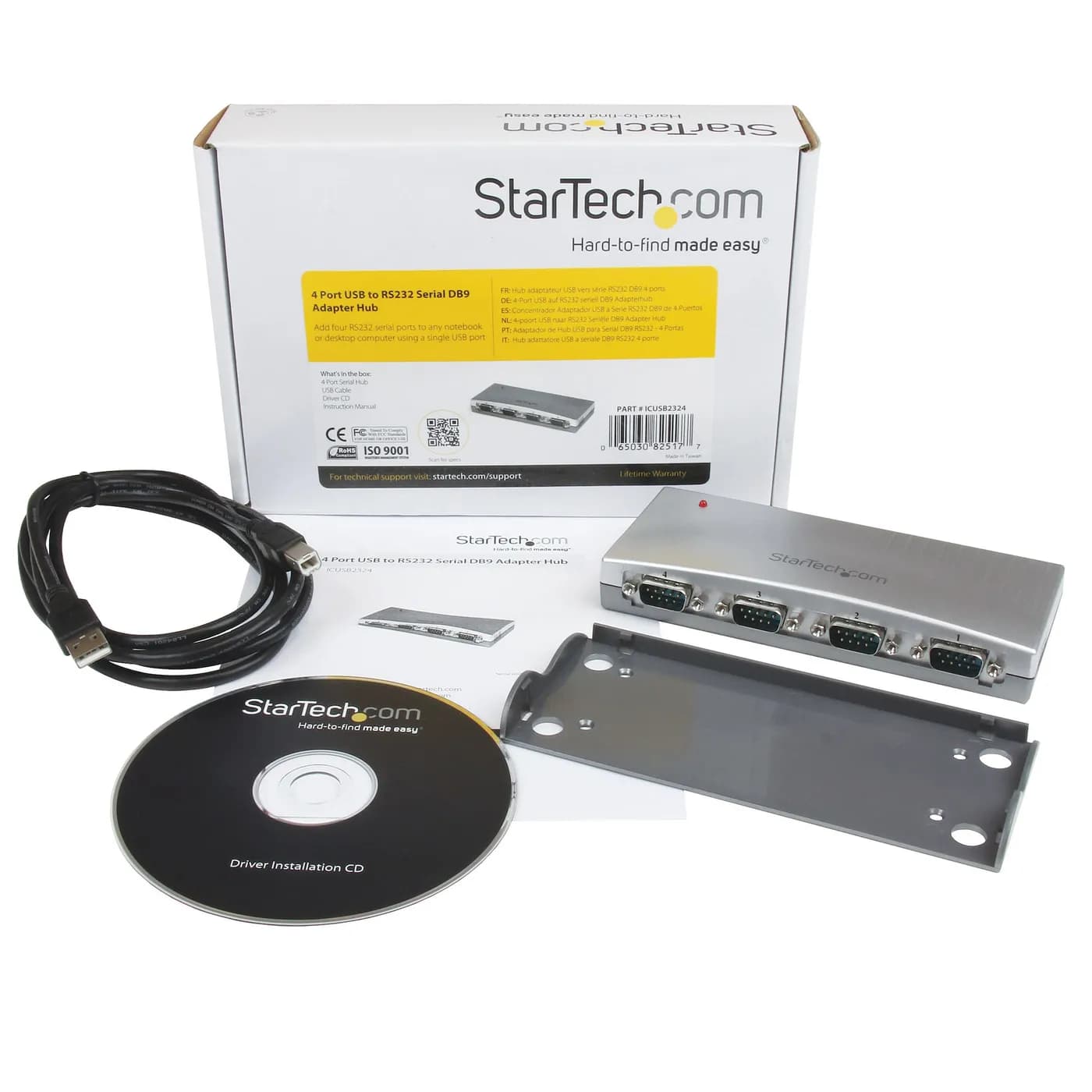 StarTech.com Adaptador Hub Concentrador USB Externo de 4 Puertos Seria 4