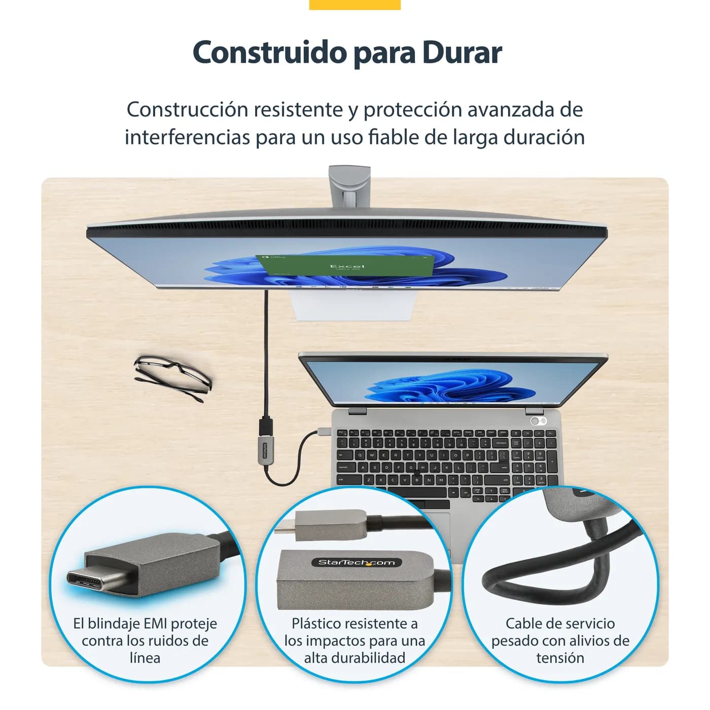StarTech.com Adaptador USB C a HDMI de Video 4K 60Hz - HDR10 - Convers 10