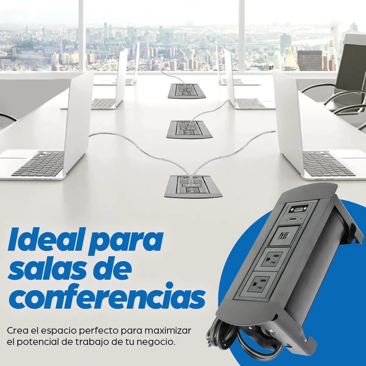 Manhattan Caja de conexión para mesa 7