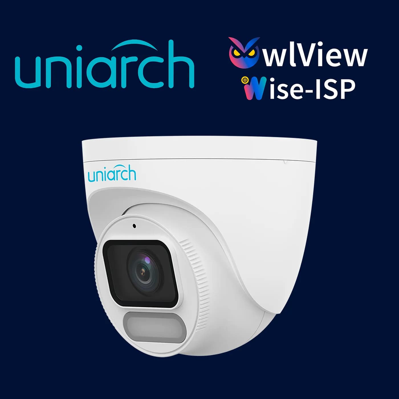 CAMARA IP TURRET OWLVIEW UNIARCH IPC-T242-ADF28K-WP / 2MP / LENTE 2.8M 2