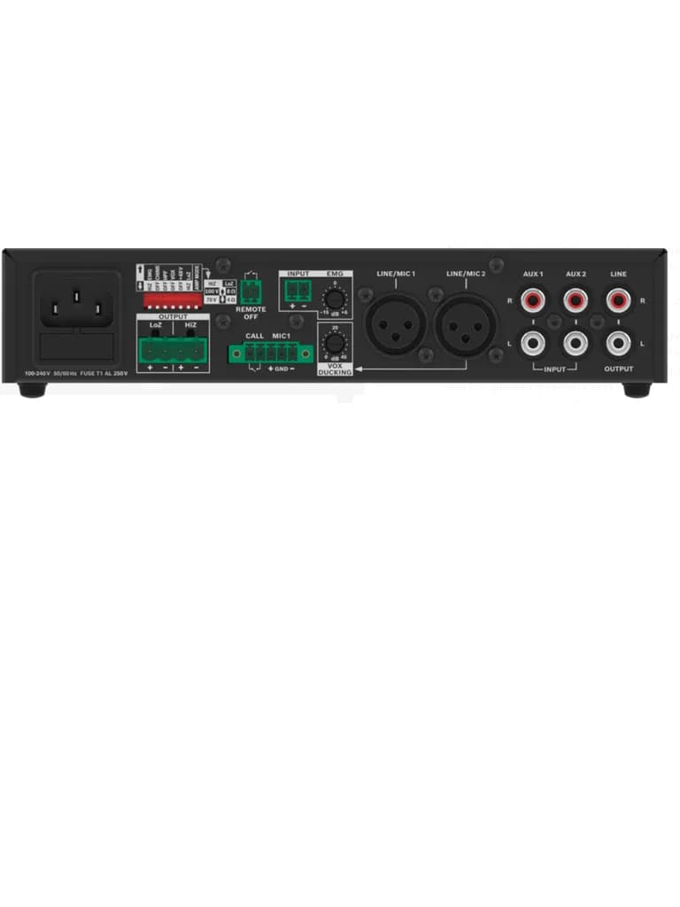 BOSCH M_U1201MUS - Amplificador Mixer 120W / 1 Canal / DYNACORD 2