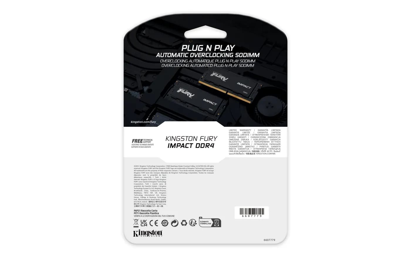 Kingston Technology FURY Impact módulo de memoria 32 GB 1 x 32 GB DDR4 4