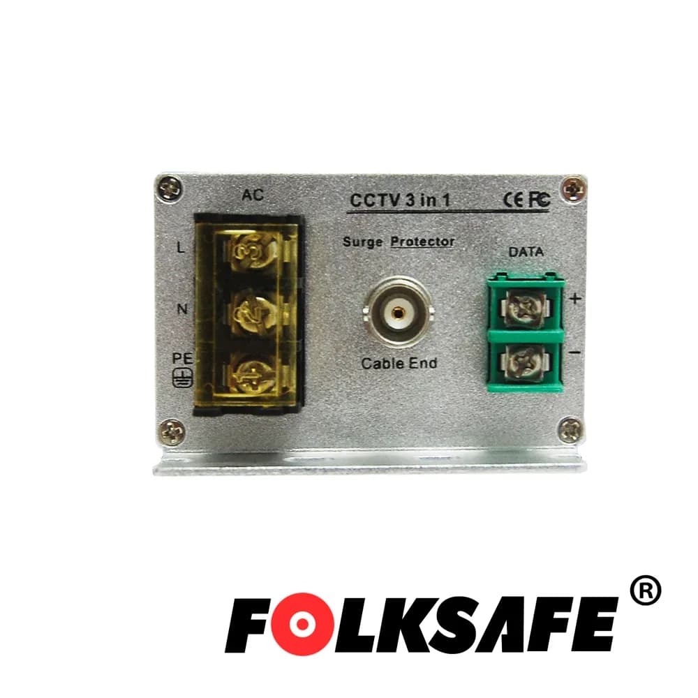 PROTECTOR CONTRA SOBRETENSIONES FOLKSAFE FS-SP3001VPD/24 , PROTEGE CON 2